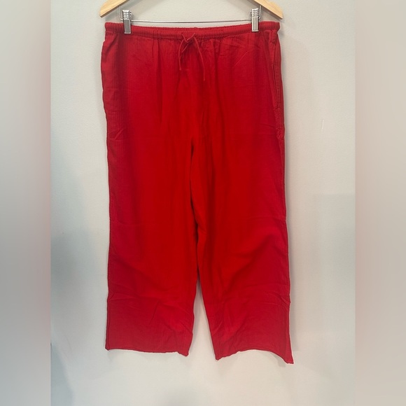 NWT! J.Crew Airy gauze beach pant. Large $89 - Picture 4 of 7